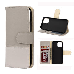 Splicing Color Horizontal Flip Leather Case with Holder & Photo Frame & Card Slots & Wallet, For iPhone 12 mini, For iPhone 12 / 12 Pro, For iPhone 12 Pro Max