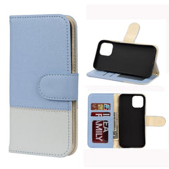 Splicing Color Horizontal Flip Leather Case with Holder & Photo Frame & Card Slots & Wallet, For iPhone 12 mini, For iPhone 12 / 12 Pro, For iPhone 12 Pro Max