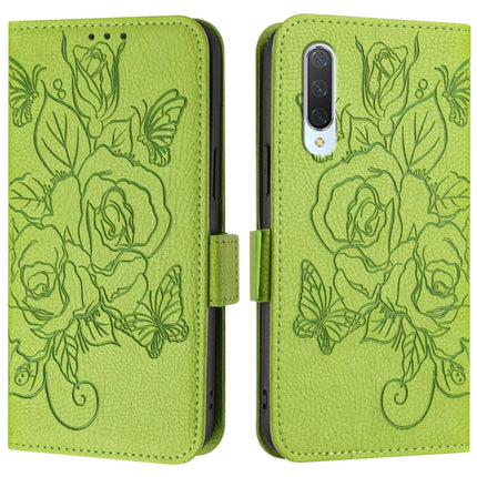 Embossed Rose RFID Anti-theft Leather Phone Case, For Xiaomi Mi CC9 / Mi 9 Lite, For Xiaomi Mi CC9e / Mi A3