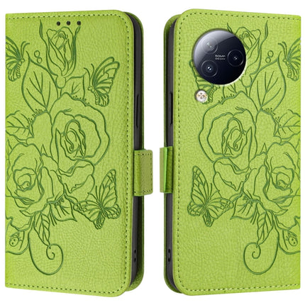 Embossed Rose RFID Anti-theft Leather Phone Case, For Xiaomi Civi 3 5G, For Xiaomi 13 Lite 5G / Civi 2, For Xiaomi 13 Pro 5G, For Xiaomi 13 5G