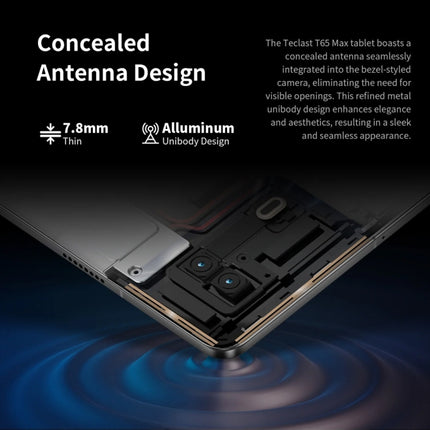 Teclast T65 Max Tablet PC 13 inch,  Android 15 MediaTek Helio G99 Octa Core, 4G LTE Dual SIM, T65 Max