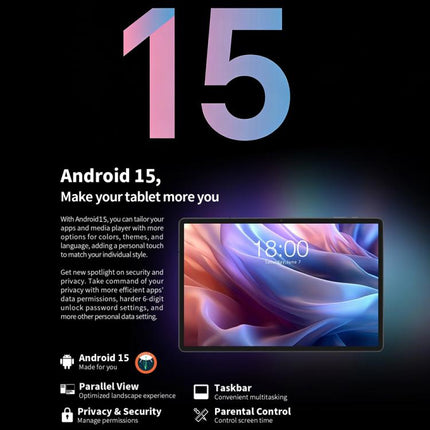 Teclast T65 Max Tablet PC 13 inch,  Android 15 MediaTek Helio G99 Octa Core, 4G LTE Dual SIM, T65 Max