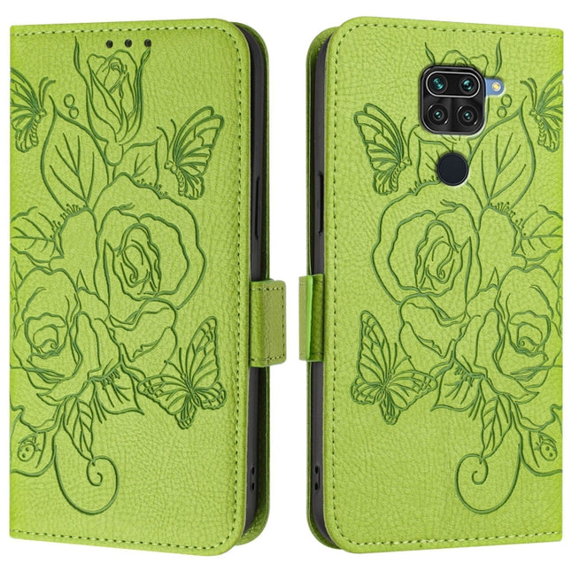 Embossed Rose RFID Anti-theft Leather Phone Case, For Redmi 10X 4G / Note 9 4G Global, For Redmi K30s / Xiaomi Mi 10T / 10T Pro, For Redmi 8, For Redmi Note 8