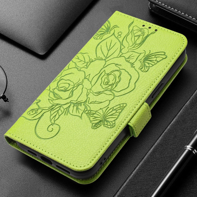 Embossed Rose RFID Anti-theft Leather Phone Case, For Redmi K70 Ultra 5G Global, For Redmi 13 4G / Note 13R, For Redmi A3 / Xiaomi Poco C61 4G Global, For Redmi Note 13 Pro 4G Global