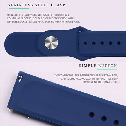 For Huami Amazfit GTS Silicone Replacement Strap Watchband, 22mm