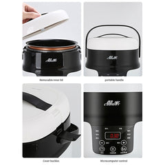 COOLBOX Vehicle Multi-function Mini Rice Cooker Capacity: 2.0L