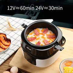 COOLBOX Vehicle Multi-function Mini Rice Cooker Capacity: 2.0L
