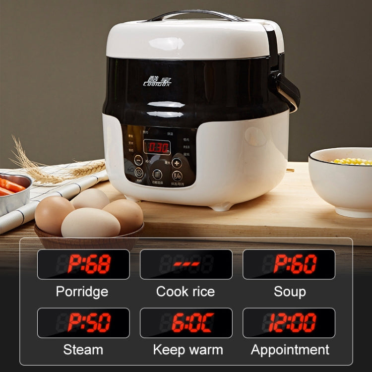 COOLBOX Vehicle Multi-function Mini Rice Cooker Capacity: 2.0L
