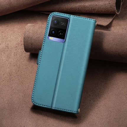 Square Texture Leather Phone Case, For vivo Y21 / Y21s / Y33s, For vivo Y20, For vivo Y11 / Y15 / Y12 / Y17, For vivo Y27 4G