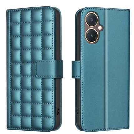 Square Texture Leather Phone Case, For vivo Y21 / Y21s / Y33s, For vivo Y20, For vivo Y11 / Y15 / Y12 / Y17, For vivo Y27 4G
