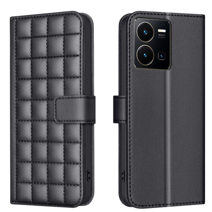 Square Texture Leather Phone Case, For vivo Y38 5G / Y200i 5G, For vivo Y03 4G Global, For vivo Y78 5G / Y36, For vivo Y35 4G / Y22s