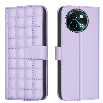 Square Texture Leather Phone Case, For vivo Y38 5G / Y200i 5G, For vivo Y03 4G Global, For vivo Y78 5G / Y36, For vivo Y35 4G / Y22s