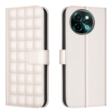 Square Texture Leather Phone Case, For vivo Y38 5G / Y200i 5G, For vivo Y03 4G Global, For vivo Y78 5G / Y36, For vivo Y35 4G / Y22s