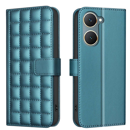 Square Texture Leather Phone Case, For vivo Y38 5G / Y200i 5G, For vivo Y03 4G Global, For vivo Y78 5G / Y36, For vivo Y35 4G / Y22s