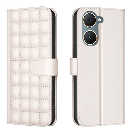 Square Texture Leather Phone Case, For vivo Y38 5G / Y200i 5G, For vivo Y03 4G Global, For vivo Y78 5G / Y36, For vivo Y35 4G / Y22s