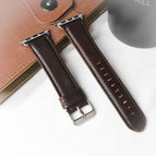 For Apple Watch Series 7 41mm / 6 & SE & 5 & 4 40mm / 3 & 2 & 1 38mm / Dark Brown