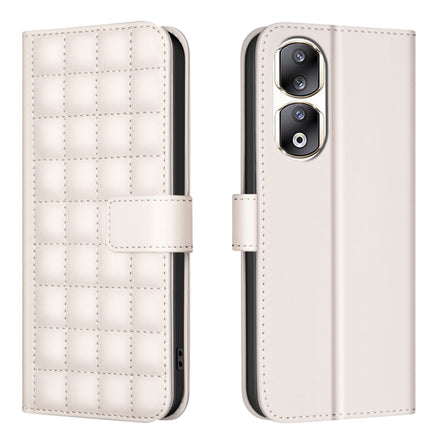 Square Texture Leather Phone Case, For Honor 90 Pro, For Honor 90 5G, For Honor X7a