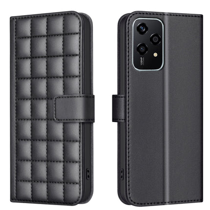 Square Texture Leather Phone Case, For Honor 200 Lite Global, For Honor X8b, For Honor X9b / Magic6 Lite, For Honor X7b