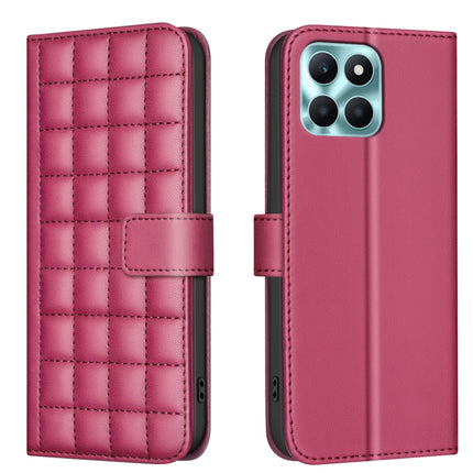Square Texture Leather Phone Case, For Honor 100 Pro, For Honor 100, For Honor X6a, For Honor 90 Lite / X50i