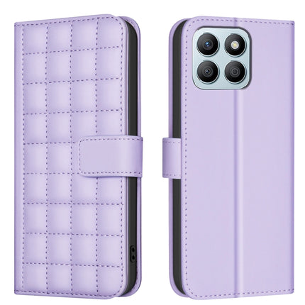 Square Texture Leather Phone Case, For Honor 200 Lite Global, For Honor X8b, For Honor X9b / Magic6 Lite, For Honor X7b