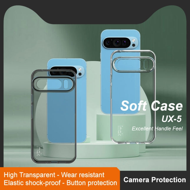 IMAK UX-5 Series Transparent Shockproof TPU Protective Phone Case, For Google Pixel 9 Pro XL, For Google Pixel 9 Pro, For Google Pixel 9