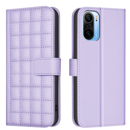 Square Texture Leather Phone Case, For Xiaomi Poco C31 / Redmi 9C / 10A, For Xiaomi Poco M3 Pro / Redmi Note 10 5G, For Xiaomi Poco F3 / Mi 11i, For Xiaomi Poco X3 / X3 NFC