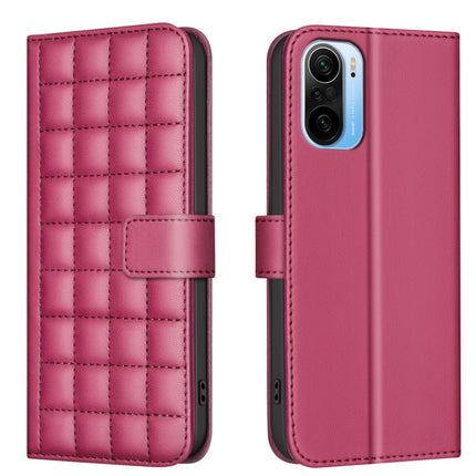 Square Texture Leather Phone Case, For Xiaomi Poco C31 / Redmi 9C / 10A, For Xiaomi Poco M3 Pro / Redmi Note 10 5G, For Xiaomi Poco F3 / Mi 11i, For Xiaomi Poco X3 / X3 NFC