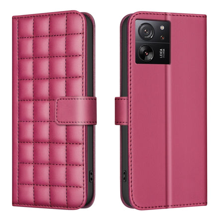 Square Texture Leather Phone Case, For Xiaomi Poco X6 Pro / Redmi K70E, For Xiaomi 13T / Redmi K60 Ultra, For Xiaomi Poco F5 5G, For Xiaomi Poco C55 / Redmi 12C
