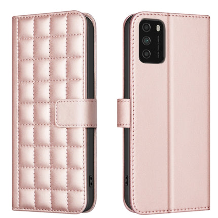 Square Texture Leather Phone Case, For Xiaomi Poco C31 / Redmi 9C / 10A, For Xiaomi Poco M3 Pro / Redmi Note 10 5G, For Xiaomi Poco F3 / Mi 11i, For Xiaomi Poco X3 / X3 NFC