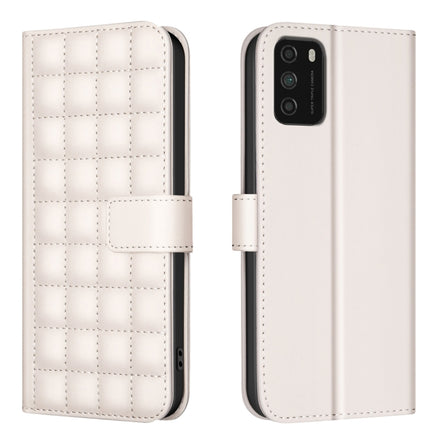 Square Texture Leather Phone Case, For Xiaomi Poco C31 / Redmi 9C / 10A, For Xiaomi Poco M3 Pro / Redmi Note 10 5G, For Xiaomi Poco F3 / Mi 11i, For Xiaomi Poco X3 / X3 NFC