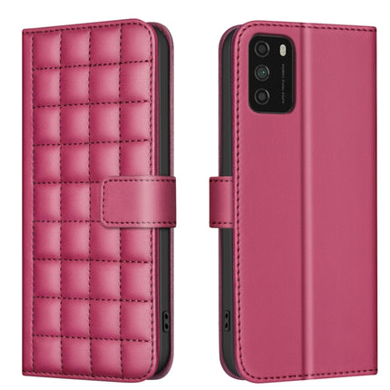 Square Texture Leather Phone Case, For Xiaomi Poco C31 / Redmi 9C / 10A, For Xiaomi Poco M3 Pro / Redmi Note 10 5G, For Xiaomi Poco F3 / Mi 11i, For Xiaomi Poco X3 / X3 NFC