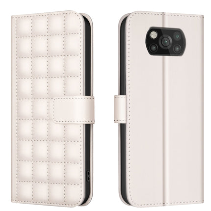 Square Texture Leather Phone Case, For Xiaomi Poco C31 / Redmi 9C / 10A, For Xiaomi Poco M3 Pro / Redmi Note 10 5G, For Xiaomi Poco F3 / Mi 11i, For Xiaomi Poco X3 / X3 NFC