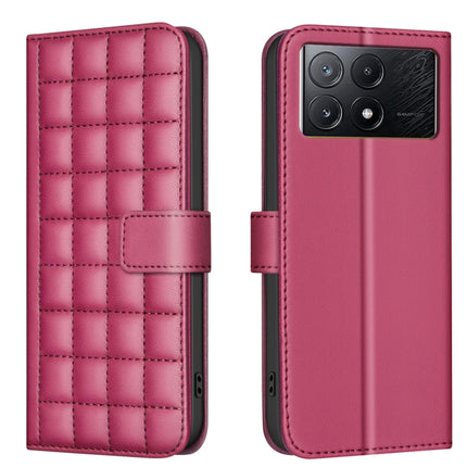 Square Texture Leather Phone Case, For Xiaomi Poco X6 Pro / Redmi K70E, For Xiaomi 13T / Redmi K60 Ultra, For Xiaomi Poco F5 5G, For Xiaomi Poco C55 / Redmi 12C