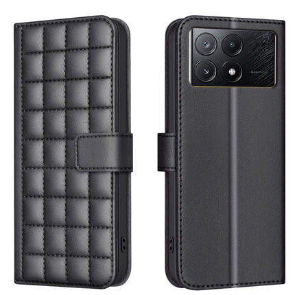 Square Texture Leather Phone Case, For Xiaomi Poco X6 Pro / Redmi K70E, For Xiaomi 13T / Redmi K60 Ultra, For Xiaomi Poco F5 5G, For Xiaomi Poco C55 / Redmi 12C