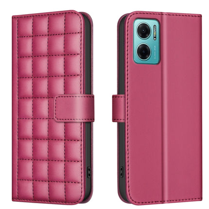 Square Texture Leather Phone Case, For Redmi Note 12 Pro Global, For Redmi Note 12 5G Global / Xiaomi Poco X5, For Redmi Note 11 Pro 5G / 4G Global, For Redmi 10 5G / Note 11E