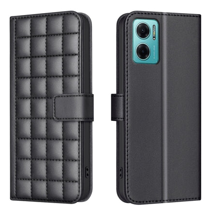 Square Texture Leather Phone Case, For Redmi Note 12 Pro Global, For Redmi Note 12 5G Global / Xiaomi Poco X5, For Redmi Note 11 Pro 5G / 4G Global, For Redmi 10 5G / Note 11E