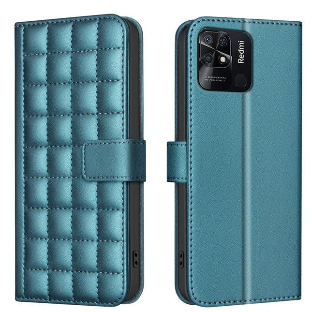 Square Texture Leather Phone Case, For Redmi 10C, For Redmi 10 2022 / Note 11 4G, For Redmi Note 10 4G / Note 10S, For Redmi Note 10 Pro / Note 10 Pro Max