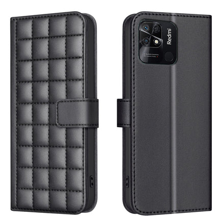 Square Texture Leather Phone Case, For Redmi 10C, For Redmi 10 2022 / Note 11 4G, For Redmi Note 10 4G / Note 10S, For Redmi Note 10 Pro / Note 10 Pro Max
