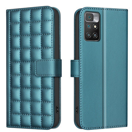 Square Texture Leather Phone Case, For Redmi 10C, For Redmi 10 2022 / Note 11 4G, For Redmi Note 10 4G / Note 10S, For Redmi Note 10 Pro / Note 10 Pro Max