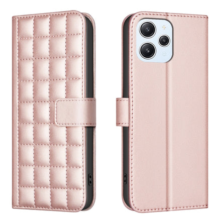 Square Texture Leather Phone Case, For Redmi Note 13 Pro 5G, For Redmi K70 / K70 Pro, For Redmi 12 4G, For Redmi Note 11 / Note 11S