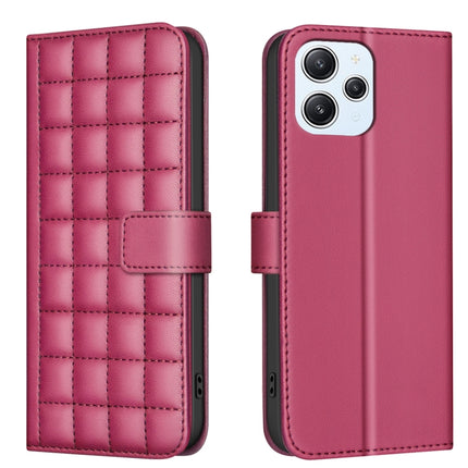 Square Texture Leather Phone Case, For Redmi Note 13 Pro 5G, For Redmi K70 / K70 Pro, For Redmi 12 4G, For Redmi Note 11 / Note 11S