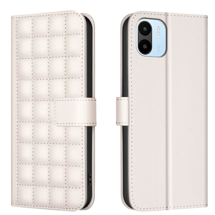 Square Texture Leather Phone Case, For Redmi Note 12S Global, For Redmi Note 12 4G Global, For Redmi A1 / A1+ / A2, For Redmi Note 12 Pro+ Global