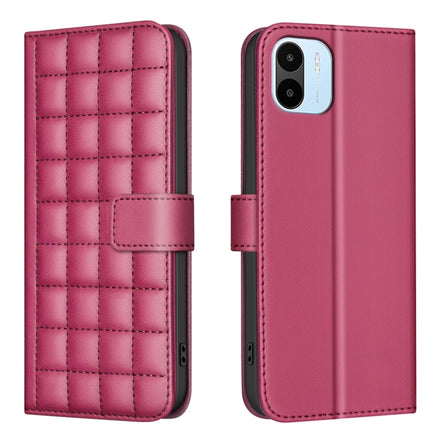 Square Texture Leather Phone Case, For Redmi Note 12S Global, For Redmi Note 12 4G Global, For Redmi A1 / A1+ / A2, For Redmi Note 12 Pro+ Global