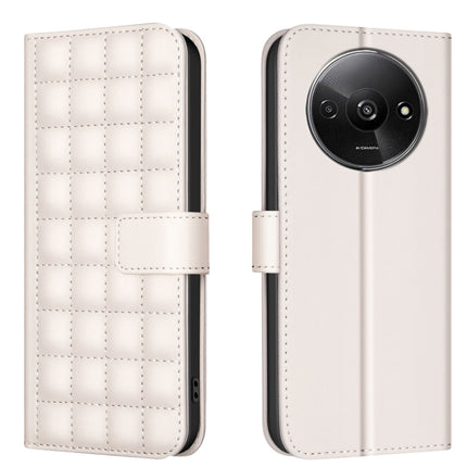Square Texture Leather Phone Case, For Redmi Note 14 Pro 4G, For Redmi Note 14 4G 163.25mm, For Redmi A3, For Redmi Note 13 Pro 4G Global
