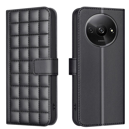 Square Texture Leather Phone Case, For Redmi Note 14 Pro 4G, For Redmi Note 14 4G 163.25mm, For Redmi A3, For Redmi Note 13 Pro 4G Global