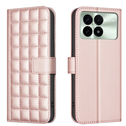 Square Texture Leather Phone Case, For Redmi Note 13 Pro 5G, For Redmi K70 / K70 Pro, For Redmi 12 4G, For Redmi Note 11 / Note 11S