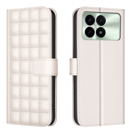 Square Texture Leather Phone Case, For Redmi Note 13 Pro 5G, For Redmi K70 / K70 Pro, For Redmi 12 4G, For Redmi Note 11 / Note 11S