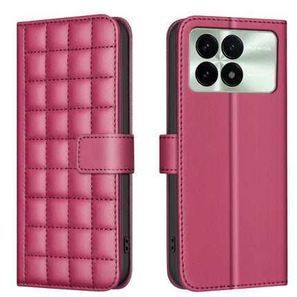 Square Texture Leather Phone Case, For Redmi Note 13 Pro 5G, For Redmi K70 / K70 Pro, For Redmi 12 4G, For Redmi Note 11 / Note 11S