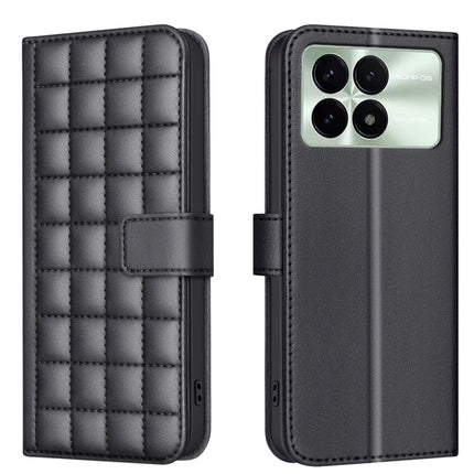 Square Texture Leather Phone Case, For Redmi Note 13 Pro 5G, For Redmi K70 / K70 Pro, For Redmi 12 4G, For Redmi Note 11 / Note 11S
