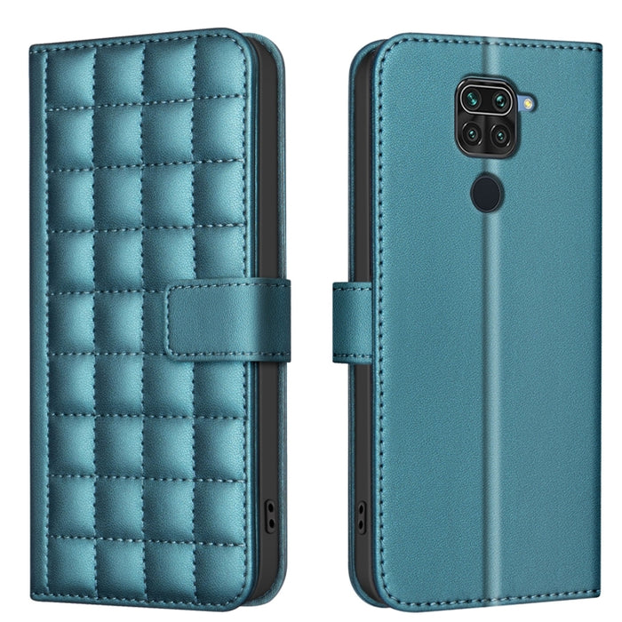 Square Texture Leather Phone Case, For Redmi 10X 4G / Note 9, For Redmi Note 9 Pro Max / 9 Pro / 9S